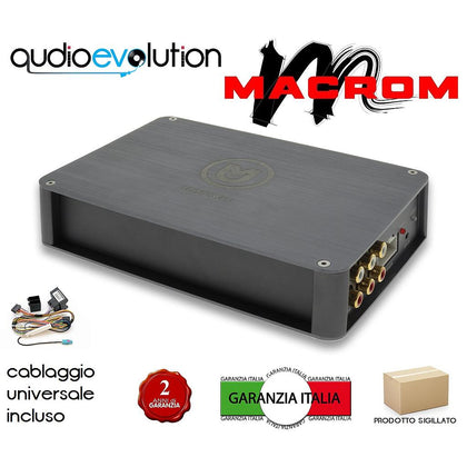MACROM  M-DSPA.401 AMPLIFICATORE 4 CH CON DSP INTERNO NUOVO GAR. ITALIA