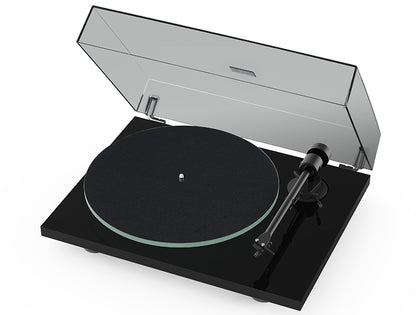 Pro-ject T1 BT nero Giradischi con Bluetooth e stadio Phono MM integrato testina Ortofon OM 5E