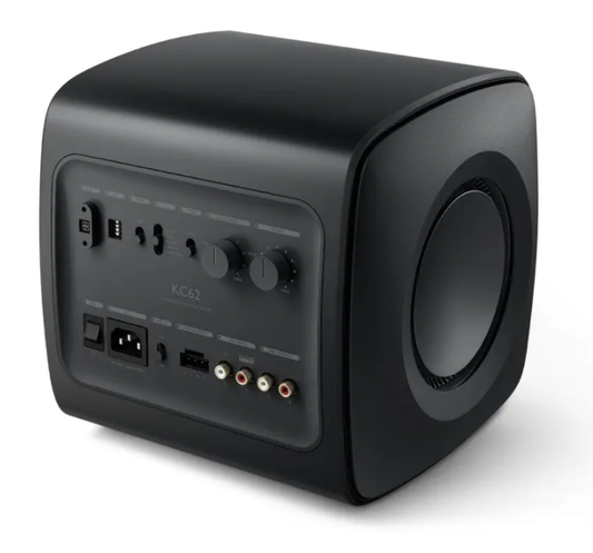 Kef KC62 nero subwoofer attivo da 1000 watt compatto