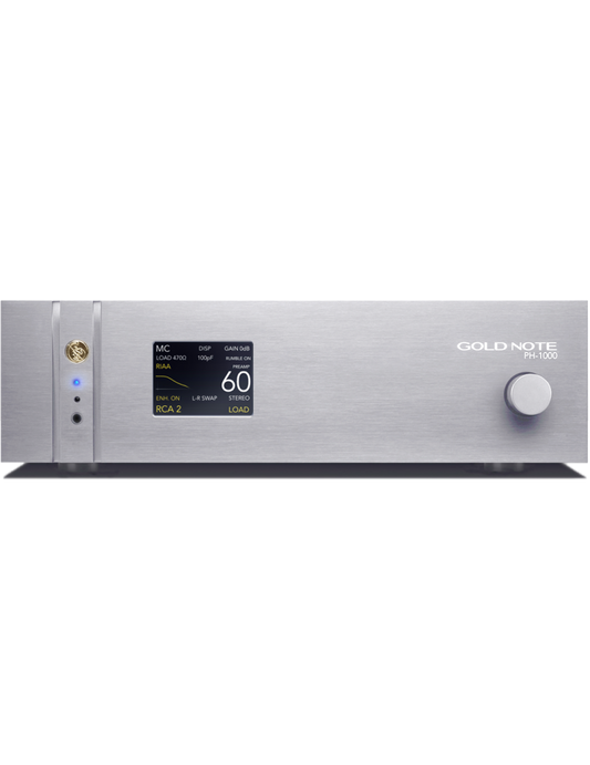 Gold Note PH-1000 silver preamplificatore phono MM MC