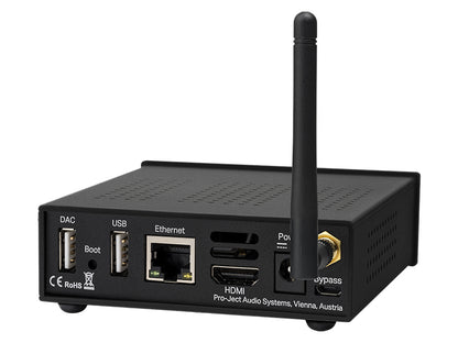 Pro-ject Stream Box S2 Ultra nero Streamer musicale di rete ad alta risoluzione. PCM 32bit/352.8KHz e DSD256