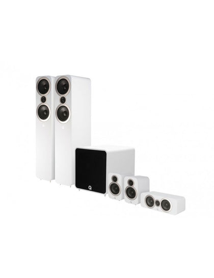 Q Acoustics 3050i plus cinema pack bianco sistema 5.1 completo