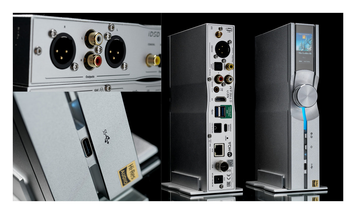 Ifi Neo Stream Streamer di rete ultra-Res - Decodifica MQA e DSD True-Native